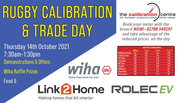 Trade & Calibration Day BEW Rugby 14th October 2021